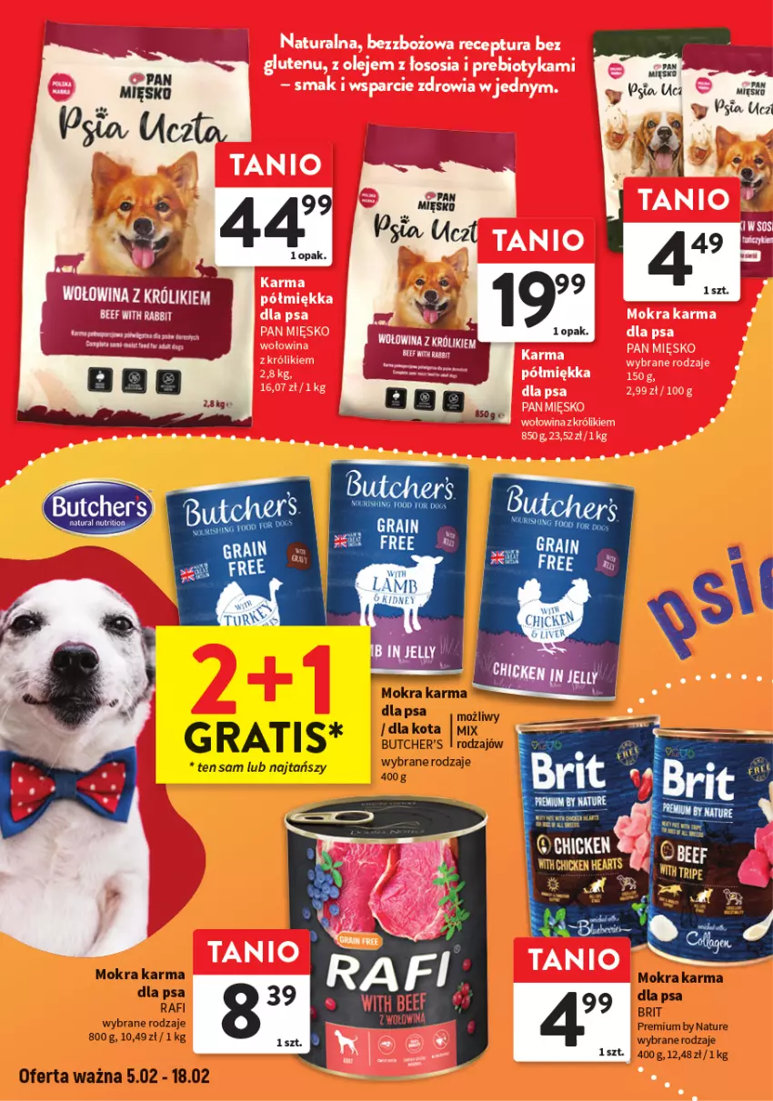 Gazetka promocyjna Intermarche - Katalog Zwierzaki - ważna 05.02 do 18.02.2026 - strona 4 - produkty: Brit, Butcher's, Gra, Mokra karma