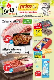 Gazetka promocyjna Prim Market - Gazetka - ważna od 10.05 do 10.05.2023 - strona 1 - produkty: Mięso mielone, Mięso mielone z łopatki wieprzowej, Ser, Gry, Pekpol, Big Milk, Lody, Algida, Kaszanka, Gouda, Kasza, Mięso, LG
