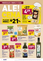 Gazetka promocyjna Aldi - ALE! CENA w ALDI - Gazetka - ważna od 20.02 do 20.02.2021 - strona 10 - produkty: Piec, Pasty wegańskie, Sałatka, All Seasons, Makaron, Sos, Sok, Ryż, Rum, Por, Gin, Pietruszka, Zupa, Tera, Sałat, Fasola, Pieczarka, Krupnik, Sos do makaronu, Oliwa z oliwek, Pudliszki, Groch, Olej, Szpinak, Fa