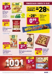 Gazetka promocyjna Aldi - ALE! CENA w ALDI - Gazetka - ważna od 20.02 do 20.02.2021 - strona 11 - produkty: Goplana, Ciastka, Ser, Orzeszki, Migdały, Słonecznik turecki, Wafelek, Słonpol, Tera, LANA, Sezam, Tonik, Grześki, Czekolada, Miód, Rurki, Przysnacki, Baton, Deser, Bio Batonik, Orzeszki ziemne, Kakao