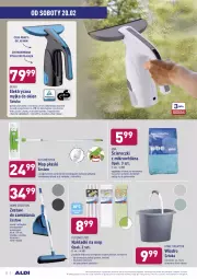 Gazetka promocyjna Aldi - ALE! CENA w ALDI - Gazetka - ważna od 20.02 do 20.02.2021 - strona 32 - produkty: Teleskop, Por, Mop, Myjka do okien, Pojemnik, Putzmeister, Wiadro, Szufelka, Miotła