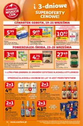 Gazetka promocyjna Auchan - Pewność Niskich Cen Moje - Gazetka - ważna od 25.09 do 25.09.2024 - strona 6 - produkty: Piwo, Kawa rozpuszczalna, Ser, Por, Bursztyn, Papier, Kawa, Papier toaletowy, Perła, Skaner, Rolki, Dzieci, Foxy, Szklanka, Jacobs, Groszek, Kukurydza