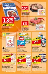 Gazetka promocyjna Auchan - Pewność Niskich Cen Moje - Gazetka - ważna od 25.09 do 25.09.2024 - strona 8 - produkty: Kurczak, Mięso mielone, Ser, Mus, Benecol, Gnocchi, Kopytka, Morliny, Boczek, Napój mleczny, Fanta, Deser, Napój, Kiełbasa, Mięso, Kiełbasa śląska, Fa