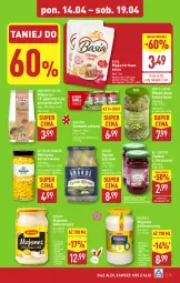 Gazetka promocyjna Aldi - Pełna oferta - Gazetka - ważna od 19.04 do 19.04.2025 - strona 13 - produkty: Chrzan, Majonez, All Seasons, Makaron, Dawtona, Krakus, Warzywa, Ser, Winiary, Warzywa konserwowe, Fasola, Mąka, Basia, Ogród, Mąka tortowa, Groszek, Fa