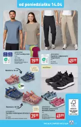Gazetka promocyjna Aldi - Pełna oferta - Gazetka - ważna od 19.04 do 19.04.2025 - strona 31 - produkty: Sandał, T-shirt, Dzieci, Spodnie