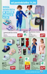 Gazetka promocyjna Aldi - Pełna oferta - Gazetka - ważna od 19.04 do 19.04.2025 - strona 33 - produkty: Sneakersy, Karp, Czapka, Skarpetki, Dres, Moda, Dzieci, Piżama