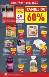 Gazetka promocyjna Aldi - Pełna oferta - Gazetka - ważna od 19.04 do 19.04.2025 - strona 44 - produkty: Konserwa turystyczna, Krakus, Parówki sokoliki, Sok, Ser, Piątnica, Sokołów, Parówki, Sardynki, Golden Seafood, Szynka, Olej