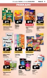 Gazetka promocyjna Netto - Netto Gazetka Food 33/24B - Gazetka - ważna od 21.08 do 21.08.2024 - strona 11 - produkty: Piec, Ryż, Lajkonik, Gra, Orzeszki, Sardynki, Grissini, Chipsy, Pesto, Pizza, Crunchips, Felix, Graal, Orzeszki ziemne, Krakersy