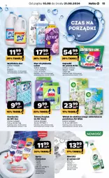 Gazetka promocyjna Netto - Netto Gazetka Food 33/24B - Gazetka - ważna od 21.08 do 21.08.2024 - strona 15 - produkty: Domestos, Cif, Zawieszka do wc, Air Wick, Duck, Mleczko, Płyn do płukania, Flora, Ariel, Kapsułki do prania, Lenor