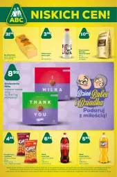 Gazetka promocyjna ABC - Gazetka - Gazetka - ważna od 25.01 do 25.01.2023 - strona 1 - produkty: Ser, Gra, Kawa mielona, Kawa, Coca-Cola, Chrupki, Fanta, Lorenz, Mocca Fix Gold, Woseba, Sprite, Napój, Milka, Mleko, Fa