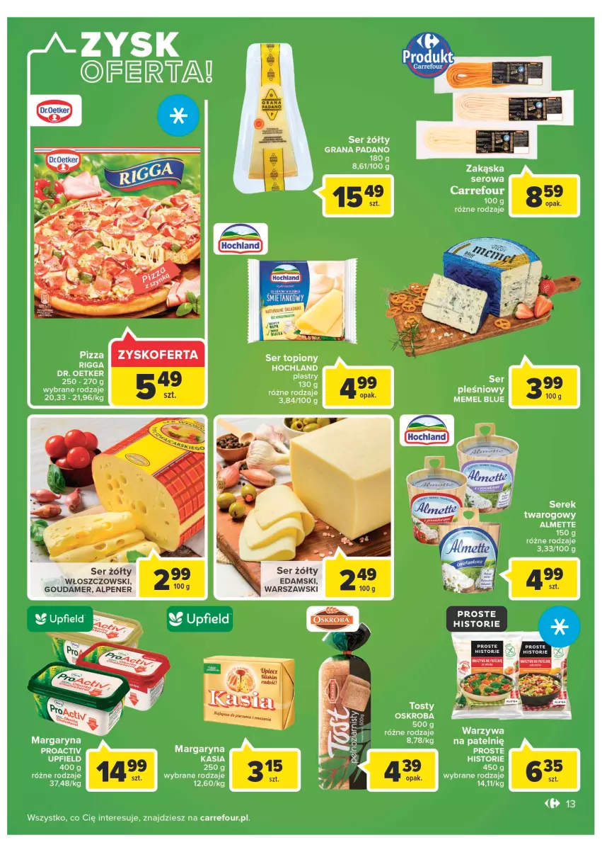 Gazetka promocyjna Carrefour - Gazetka Carrefour - ważna 14.06 do 26.06.2022 - strona 13 - produkty: Edam, Gouda, Ser, Włoszczowski