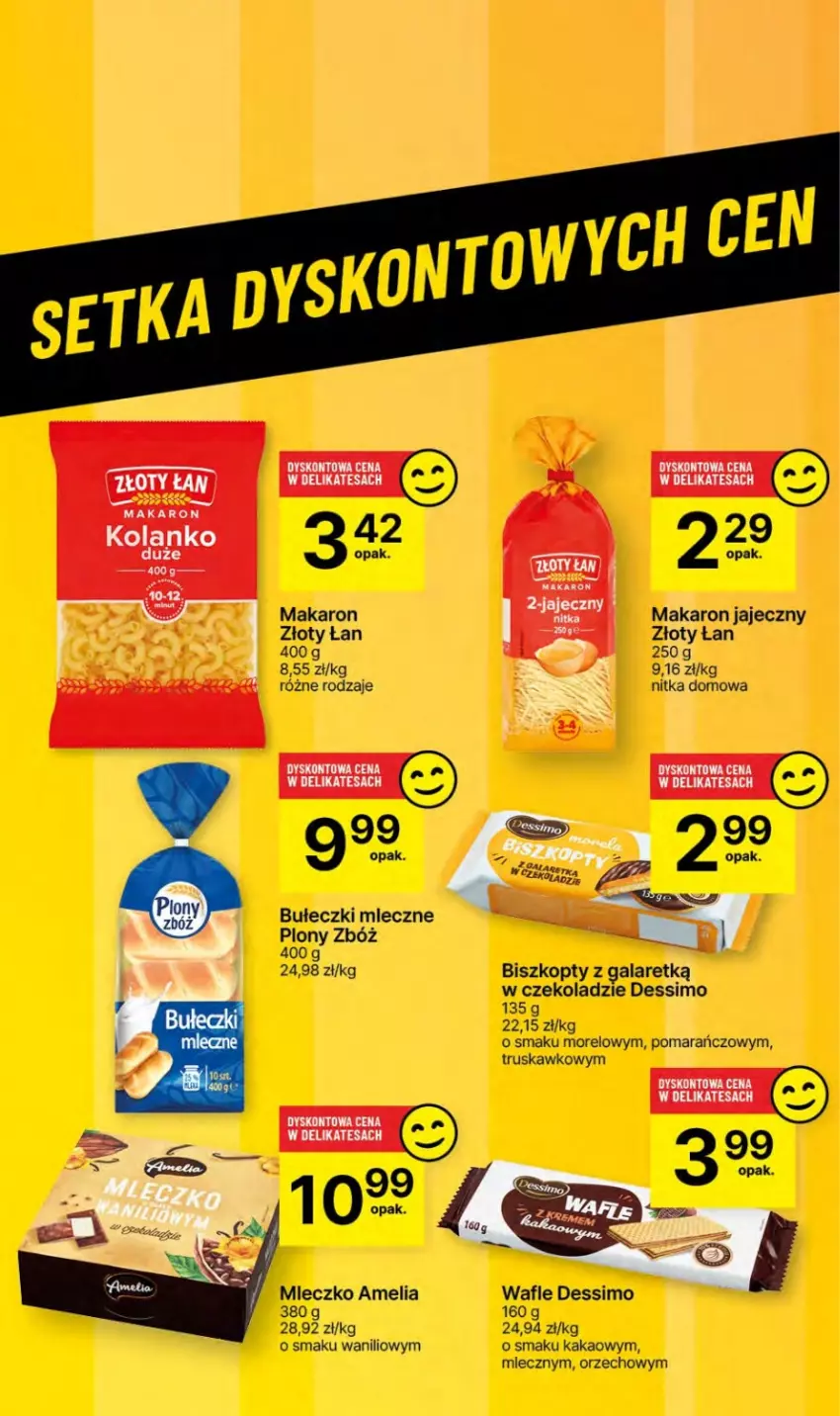 Gazetka promocyjna Delikatesy Centrum - NOWA GAZETKA Delikatesy Centrum od 18 stycznia! 18-24.01.2024 - ważna 18.01 do 24.01.2024 - strona 34 - produkty: Biszkopty, Bułeczki, Bułeczki mleczne, Gala, Kakao, Makaron, Mleczko, Wafle