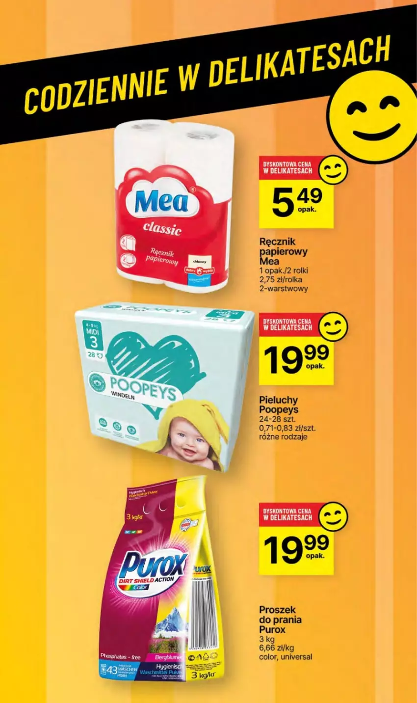 Gazetka promocyjna Delikatesy Centrum - NOWA GAZETKA Delikatesy Centrum od 18 stycznia! 18-24.01.2024 - ważna 18.01 do 24.01.2024 - strona 39 - produkty: Papier, Pieluchy, Proszek do prania, Pur, Ręcznik, Rolki