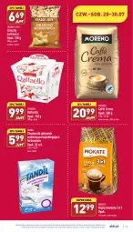 Gazetka promocyjna Aldi - Pełny katalog - Gazetka - ważna od 30.07 do 30.07.2022 - strona 27 - produkty: Kawa ziarnista, Kawa, Raffaello, Chusteczki, Ferrero, Napój, Fa