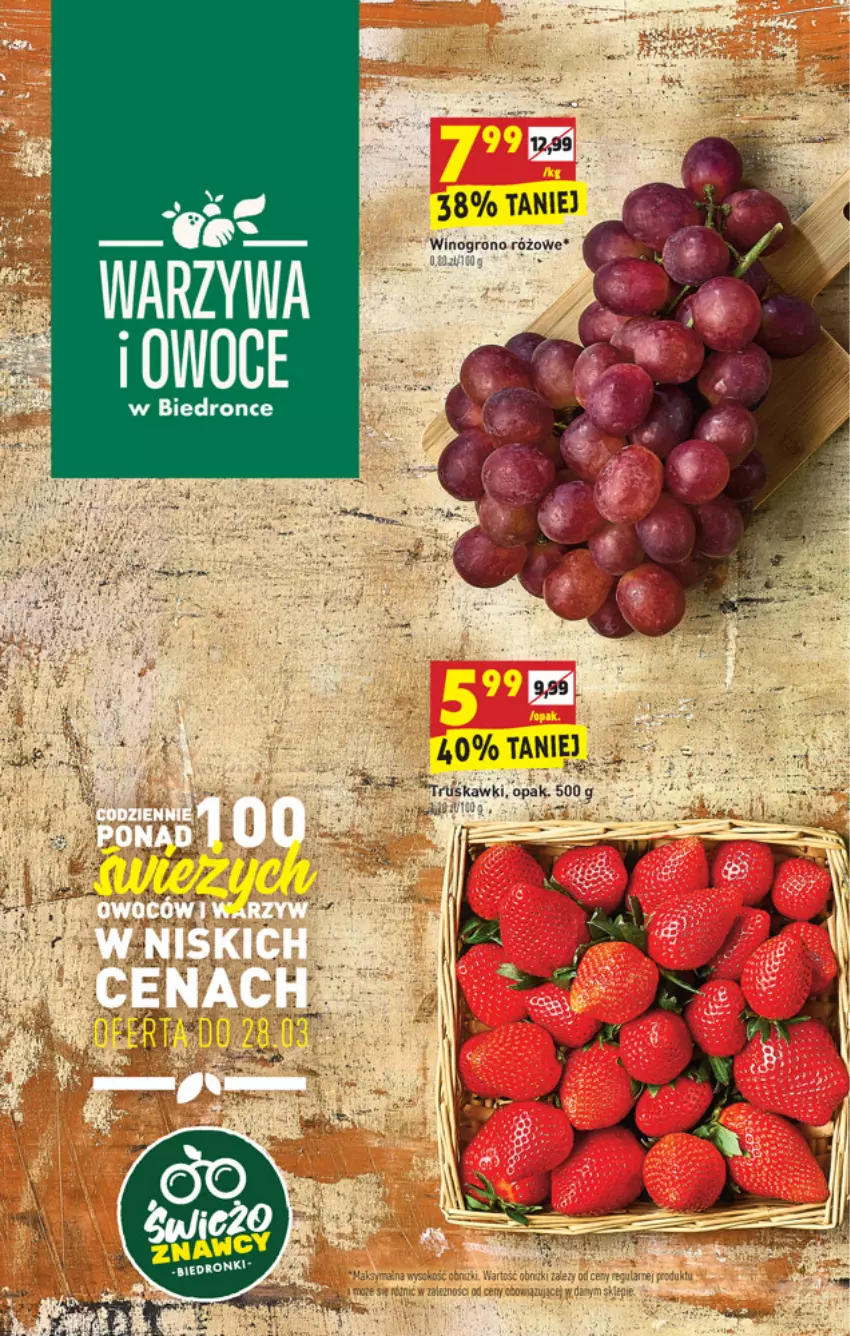 Gazetka promocyjna Biedronka - W tym tygodniu PN - ważna 25.03 do 31.03.2021 - strona 12 - produkty: Owoce, Wino