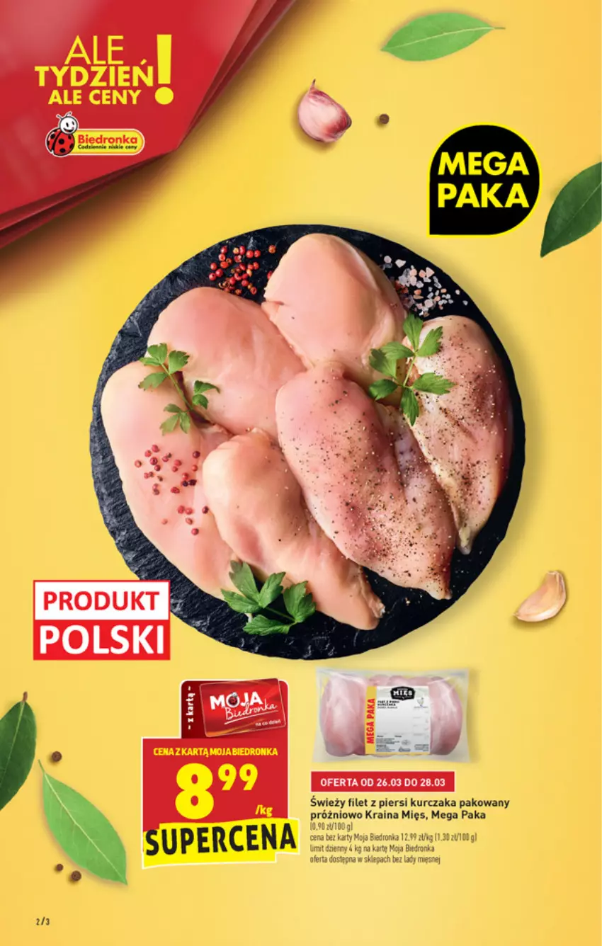 Gazetka promocyjna Biedronka - W tym tygodniu PN - ważna 25.03 do 31.03.2021 - strona 2 - produkty: Fa, Filet z piersi kurczaka, Kurczak