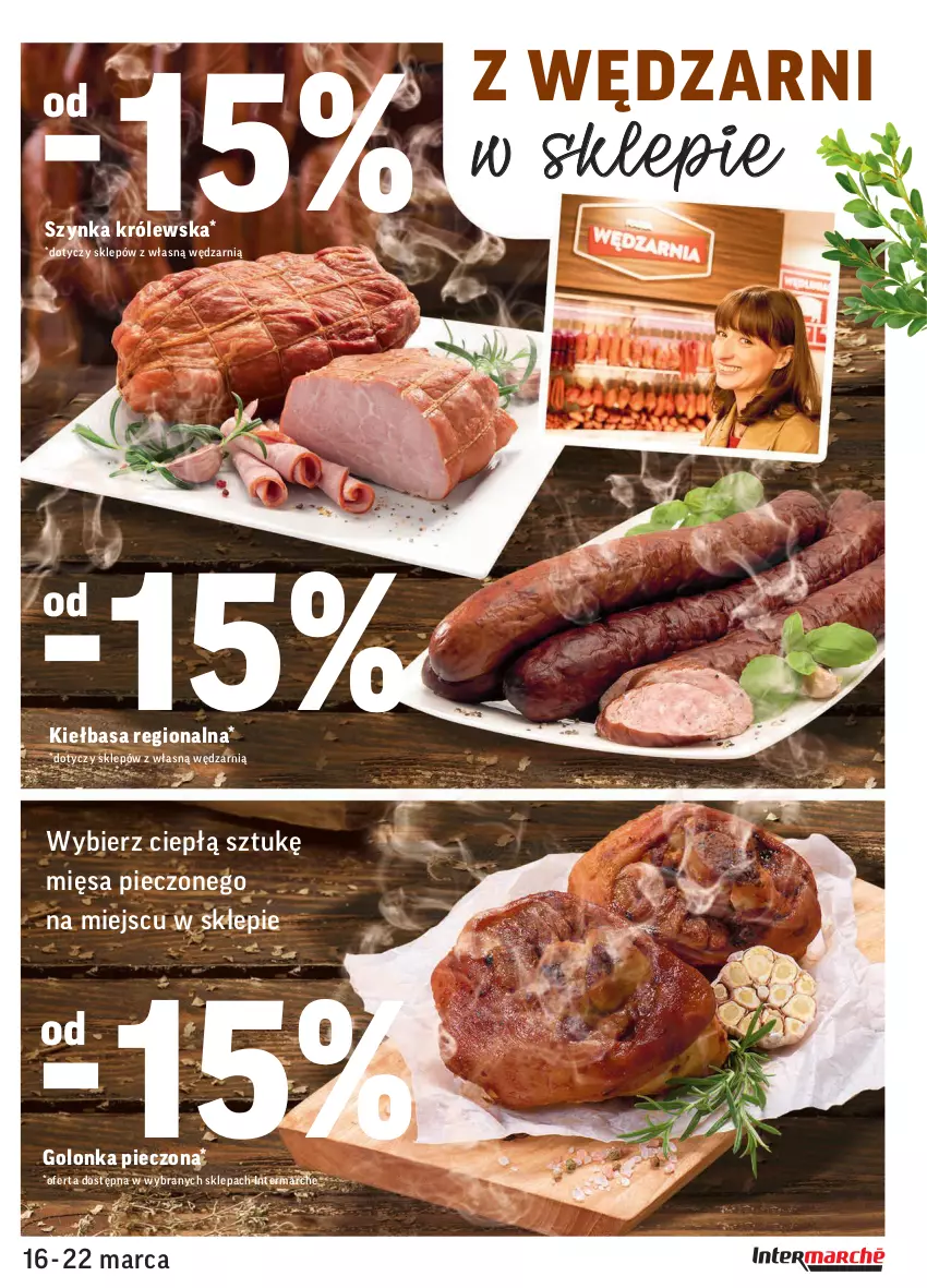 Gazetka promocyjna Intermarche - Wielkanoc I - ważna 16.03 do 22.03.2021 - strona 11 - produkty: Golonka pieczona, Kiełbasa, Piec, Szynka, Szynka Królewska