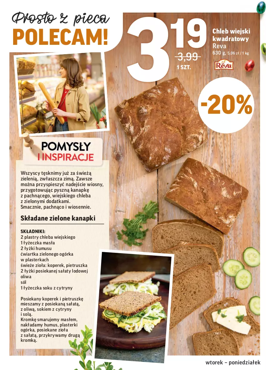 Gazetka promocyjna Intermarche - Wielkanoc I - ważna 16.03 do 22.03.2021 - strona 16 - produkty: Chleb, Cytryny, Mus, Piec, Pietruszka, Plasterki, Sałat, Sok, Sól