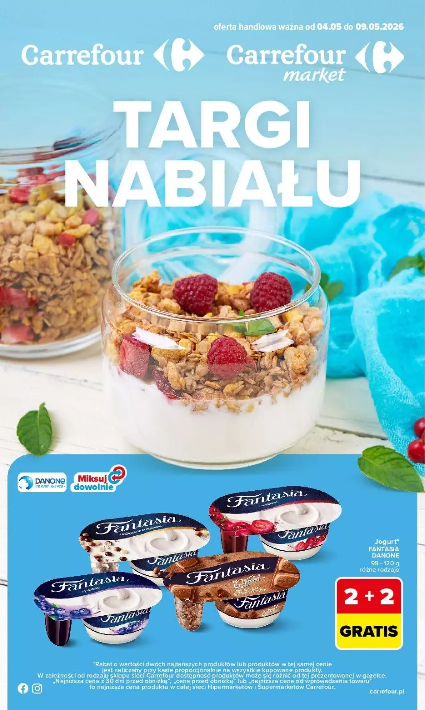 Gazetka promocyjna Carrefour - Gzetka Targi nabiału - ważna 04.05 do 09.05.2026 - strona 1