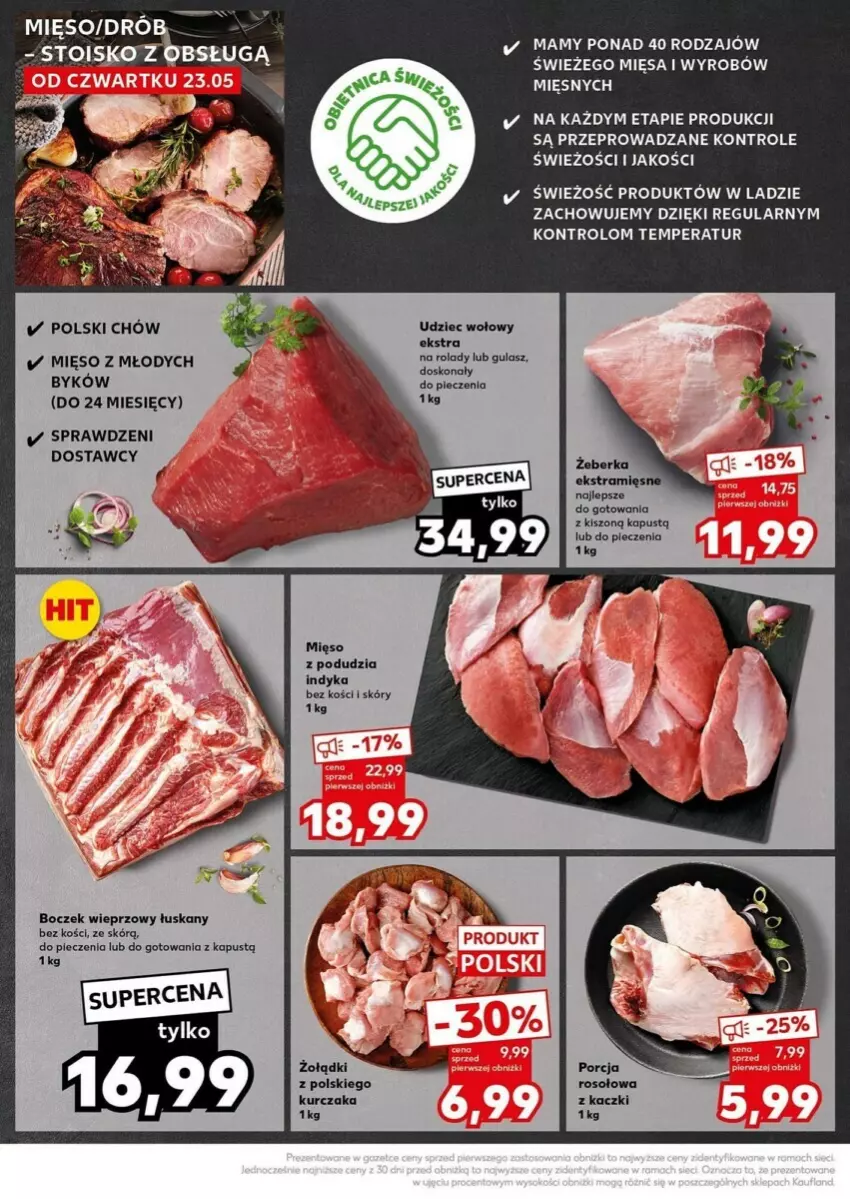 Gazetka promocyjna Kaufland - ważna 27.05 do 28.05.2024 - strona 10 - produkty: Boczek, Boczek wieprzowy, Kapustą, Kurczak, Mięso, Piec, Udziec wołowy