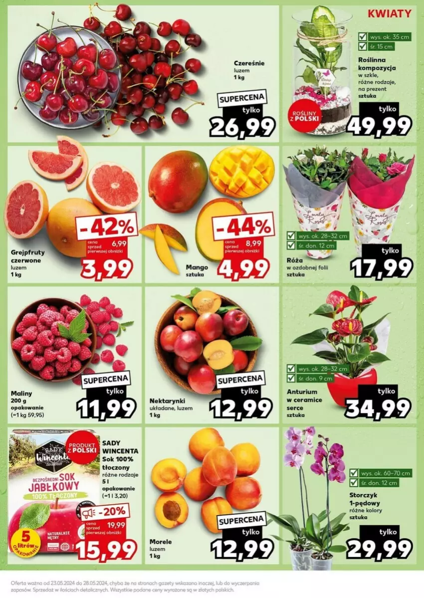 Gazetka promocyjna Kaufland - ważna 27.05 do 28.05.2024 - strona 7 - produkty: Fa, Grejpfrut, Nektar, Ser, Sok, Storczyk