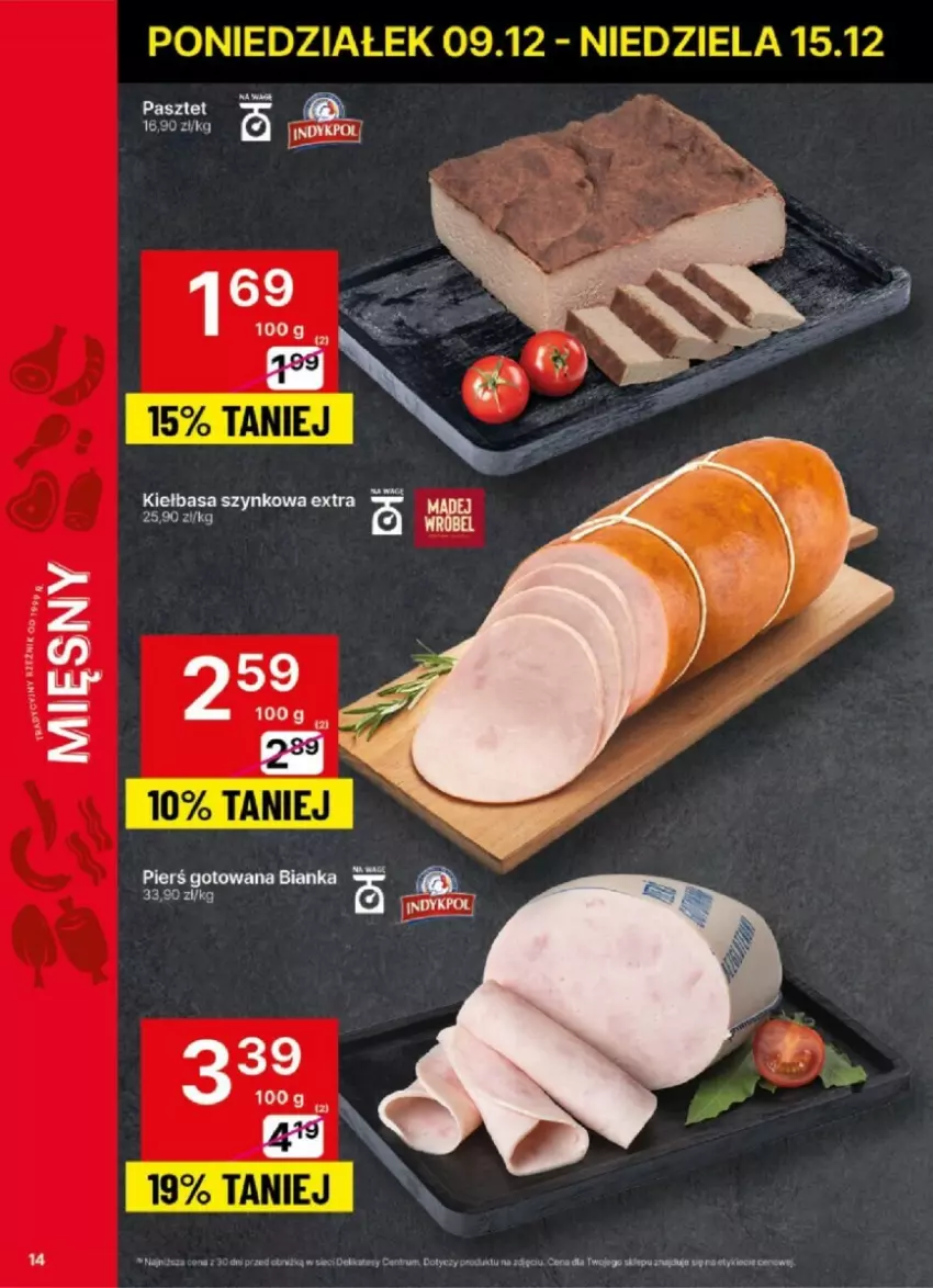 Gazetka promocyjna Delikatesy Centrum - ważna 09.12 do 15.12.2024 - strona 7 - produkty: Bianka, Kiełbasa, Kiełbasa szynkowa, Rum