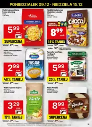 Gazetka promocyjna Delikatesy Centrum - Gazetka - ważna od 15.12 do 15.12.2024 - strona 16 - produkty: Piec, Lubella, Corn flakes, Ryż, Rum, Kupiec, Bell, Wafle, Melvit, Płatki owsiane, Danio, Bella