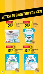 Gazetka promocyjna Delikatesy Centrum - Gazetka DC49 czw-śr - Gazetka - ważna od 26.12 do 26.12.2023 - strona 42 - produkty: Mozzarella, Ser, Gra, Twaróg, Twaróg półtłusty, Twaróg chudy