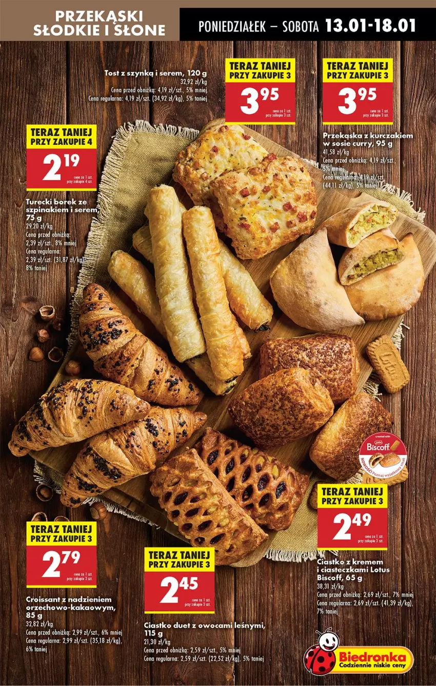 Gazetka promocyjna Biedronka - Od Poniedziałku - ważna 13.01 do 18.01.2025 - strona 35 - produkty: Croissant, Fa, Koc, Olej, Wino