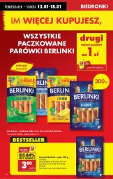 Gazetka promocyjna Biedronka - Od Poniedziałku - Gazetka - ważna od 18.01 do 18.01.2025 - strona 6 - produkty: Berlinki