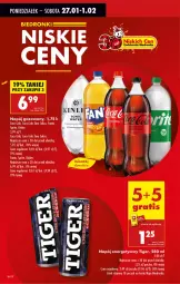 Gazetka promocyjna Biedronka - Od Poniedziałku - Gazetka - ważna od 01.02 do 01.02.2025 - strona 20 - produkty: Tiger, Napój gazowany, Fanta, Sprite, Napój, Fa
