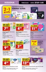 Gazetka promocyjna Biedronka - Od Poniedziałku - Gazetka - ważna od 01.02 do 01.02.2025 - strona 71 - produkty: Por, Gra, Papier, Sati, Tampony, Papier toaletowy, Ręcznik, Chusteczki, Podpaski, Carefree, Wkładki, Fa