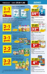 Gazetka promocyjna Biedronka - Od Poniedziałku - Gazetka - ważna od 01.02 do 01.02.2025 - strona 72 - produkty: HiPP, Ser, Por, Mus, Gra, Gerber, BoboVita, O nas, Talerzyk, Talerz, Dzieci, Kubuś, Deser, Karmi, Mleko, LG, BEBILON, Hipp Bio