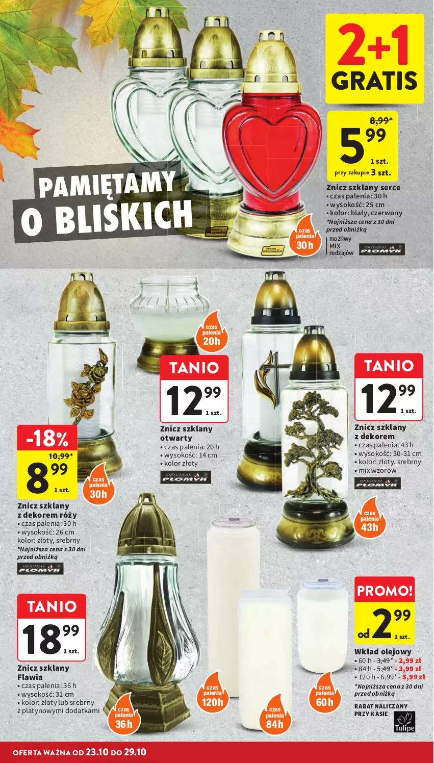 Gazetka promocyjna Intermarche - Gazetka promocyjna - ważna 23.10 do 29.10.2025 - strona 2 - produkty: Gra, Mięta, Olej, Ser, Sok, Wkład olejowy, Znicz