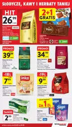 Gazetka promocyjna Intermarche - Gazetka promocyjna - Gazetka - ważna od 29.10 do 29.10.2025 - strona 27 - produkty: Nescafé, Gra, Inka, Kawa zbożowa, Kawa ziarnista, Saga, Kawa mielona, Kawa, Jacobs Krönung, Wawel, Vitax, Czekolada, Mocca Fix Gold, Jacobs, Woseba, Herbata, Napój