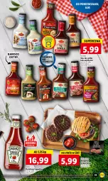 Gazetka promocyjna Lidl - GAZETKA - Gazetka - ważna od 10.05 do 10.05.2023 - strona 21 - produkty: Ketchup, Sos, Burger, Grill, Heinz