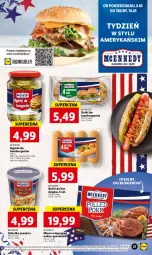 Gazetka promocyjna Lidl - GAZETKA - Gazetka - ważna od 10.05 do 10.05.2023 - strona 23 - produkty: Hot dog, Hamburger, Burger, Bułki do hot dogów, Mięso wieprzowe, Mięso