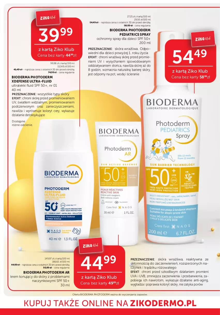 Gazetka promocyjna Ziko - Gazetka Ziko Dermo - ważna 21.08 do 03.09.2025 - strona 6 - produkty: Bioderma, Dzieci, Gin, Por