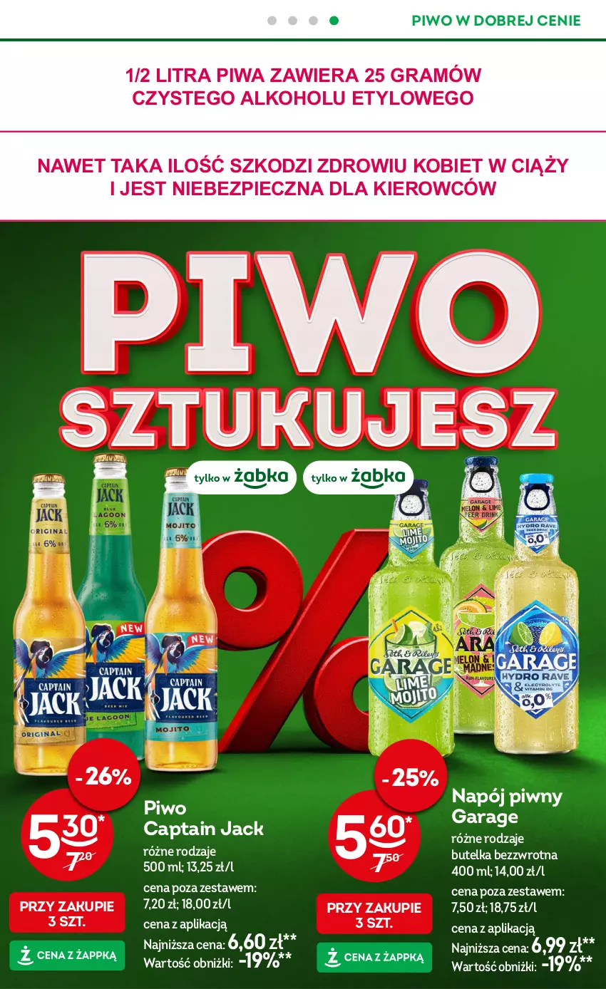 Gazetka promocyjna Żabka - ważna 26.02 do 11.03.2025 - strona 27 - produkty: Captain Jack, Gra, Napój, Piec, Piwa, Piwo