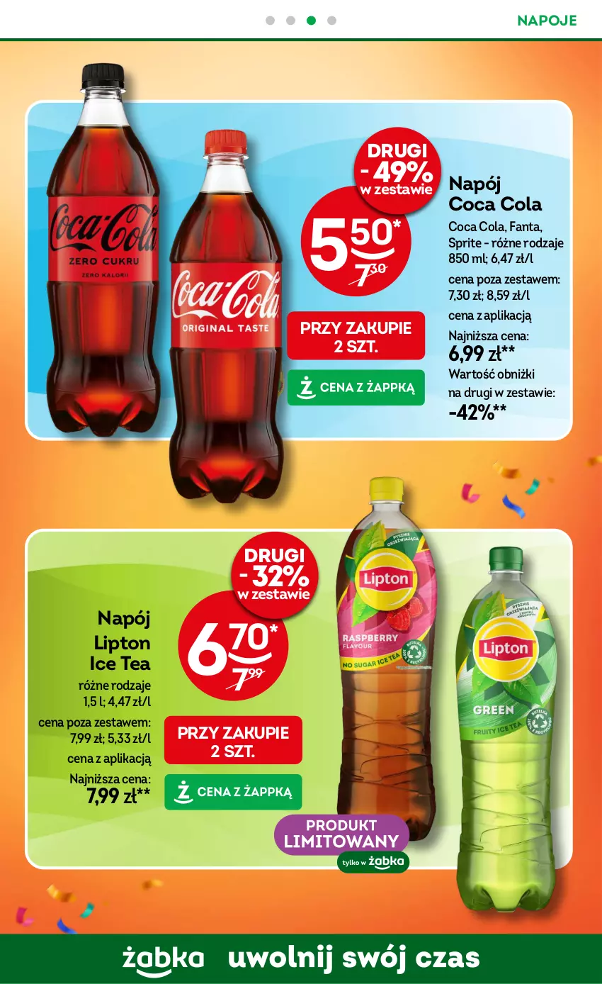 Gazetka promocyjna Żabka - ważna 26.02 do 11.03.2025 - strona 30 - produkty: Fa, Fanta, Ice tea, Lipton, Napój, Napoje, Sprite