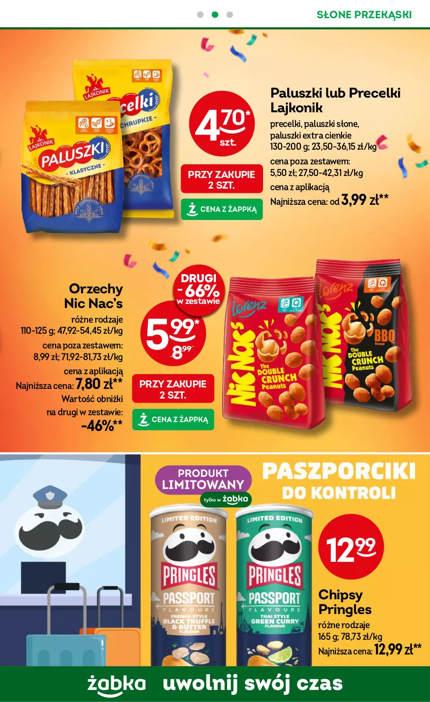 Gazetka promocyjna Żabka - ważna 26.02 do 11.03.2025 - strona 33 - produkty: Chipsy, Lajkonik, Precelki, Pringles