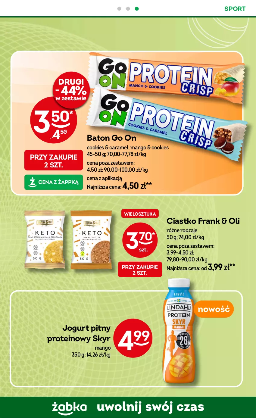 Gazetka promocyjna Żabka - ważna 26.02 do 11.03.2025 - strona 52 - produkty: Baton, Jogurt, Jogurt pitny, Mango, Por, Sport