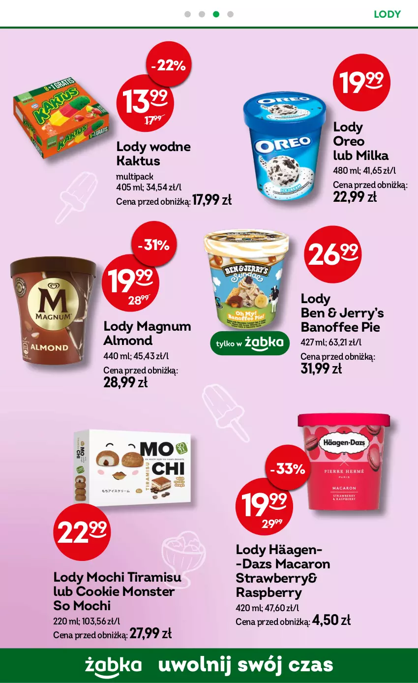 Gazetka promocyjna Żabka - ważna 26.02 do 11.03.2025 - strona 60 - produkty: Kaktus, Lody, Milka, Oreo