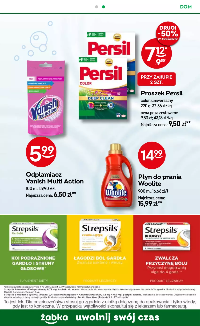 Gazetka promocyjna Żabka - ważna 26.02 do 11.03.2025 - strona 63 - produkty: Odplamiacz, Persil, Płyn do prania, Vanish, Woolite