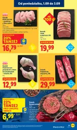 Gazetka promocyjna Lidl - GAZETKA - Gazetka - ważna od 03.09 do 03.09.2025 - strona 25 - produkty: Kurczak, Polędwiczka wieprzowa, Lion, Burger
