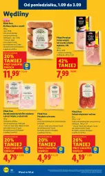 Gazetka promocyjna Lidl - GAZETKA - Gazetka - ważna od 03.09 do 03.09.2025 - strona 26 - produkty: Piec, Polędwica, Pur, Salami, Szynka, PIKOK, Boczek, Kiełbasa, Kiełbasa śląska