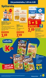 Gazetka promocyjna Lidl - GAZETKA - Gazetka - ważna od 03.09 do 03.09.2025 - strona 29 - produkty: Naleśniki, Lubella, Makaron, Ser, Rum, Por, Mus, Gra, Cukier, Bell, Kuchnia, Tarta, Penne, Tagliatelle, Owsianka, Danio, Kubuś, Bella, Deser