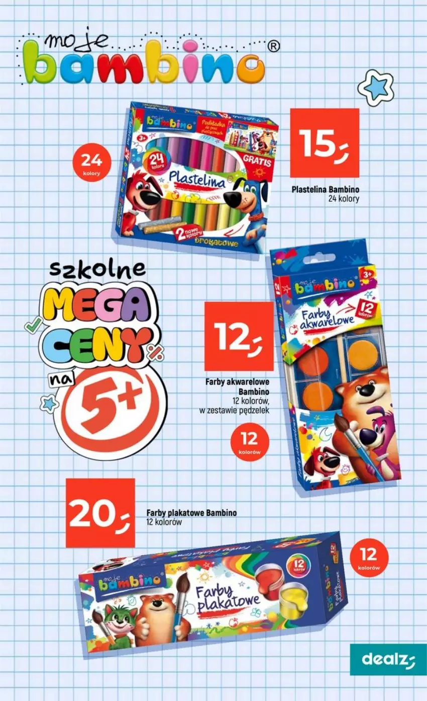 Gazetka promocyjna Dealz - szkolne MEGA CENY - ważna 06.08 do 02.09.2026 - strona 43 - produkty: Fa, Plastelina