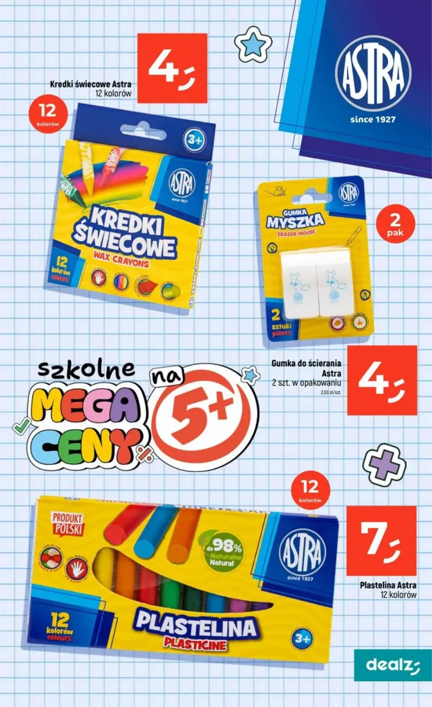 Gazetka promocyjna Dealz - szkolne MEGA CENY - ważna 06.08 do 02.09.2026 - strona 45 - produkty: Plastelina