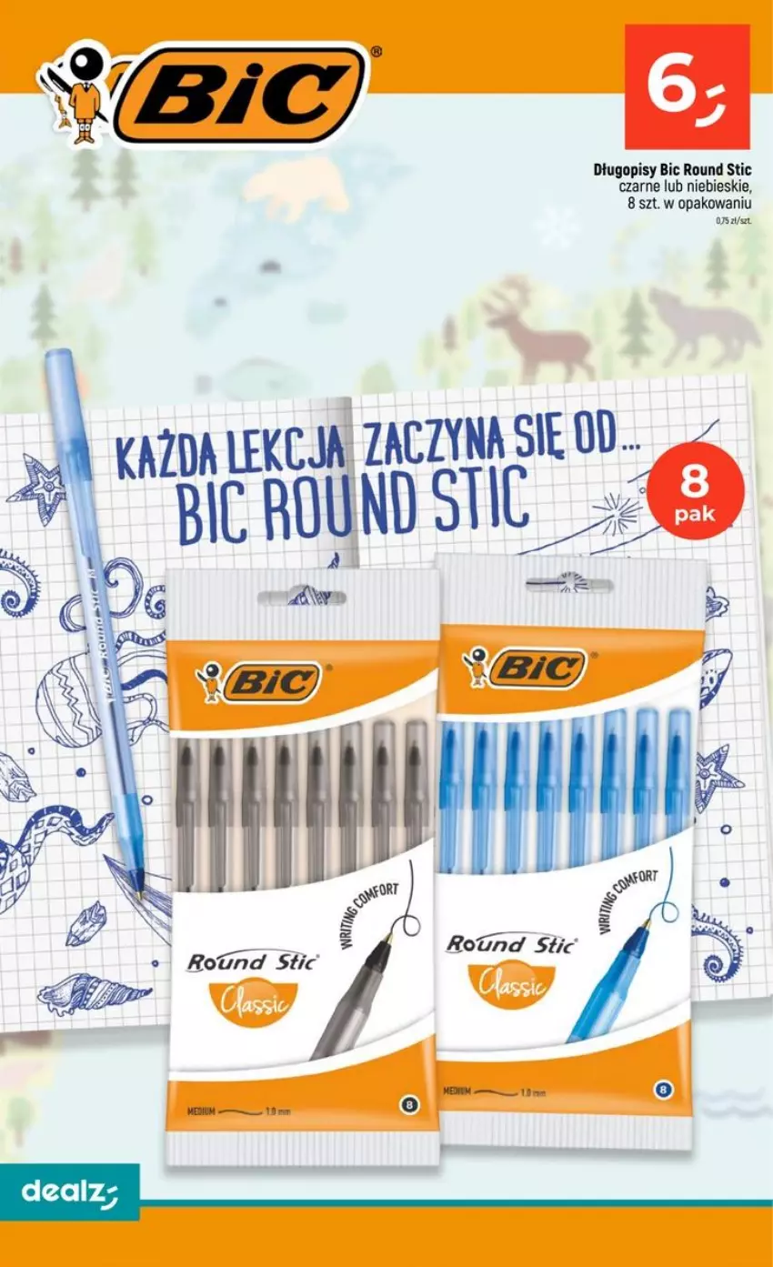 Gazetka promocyjna Dealz - szkolne MEGA CENY - ważna 06.08 do 02.09.2026 - strona 46 - produkty: BIC, Długopis